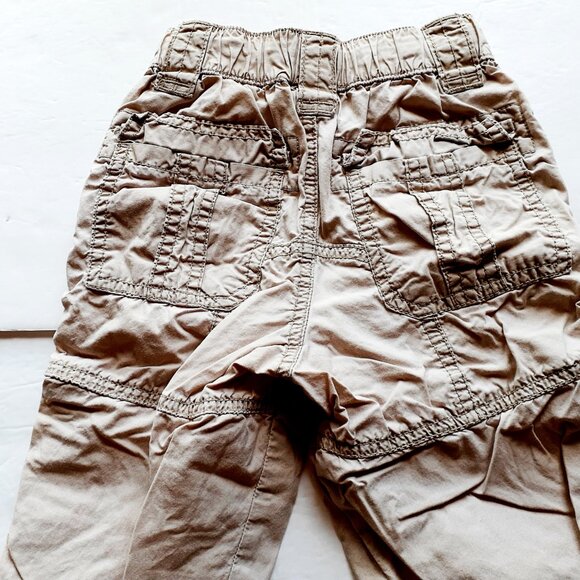 L.O.G.G. H&M Boys Pants Khaki Elastic Waist Pull On 12-18 Months - Picture 7 of 8